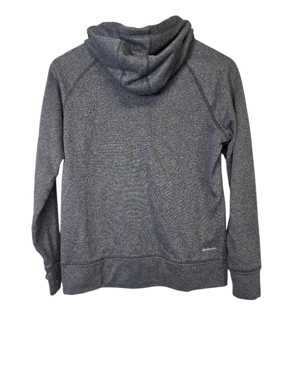 adidas Charcoal Gray Hoodie with Pink Lined Hood - Picture 2 of 10